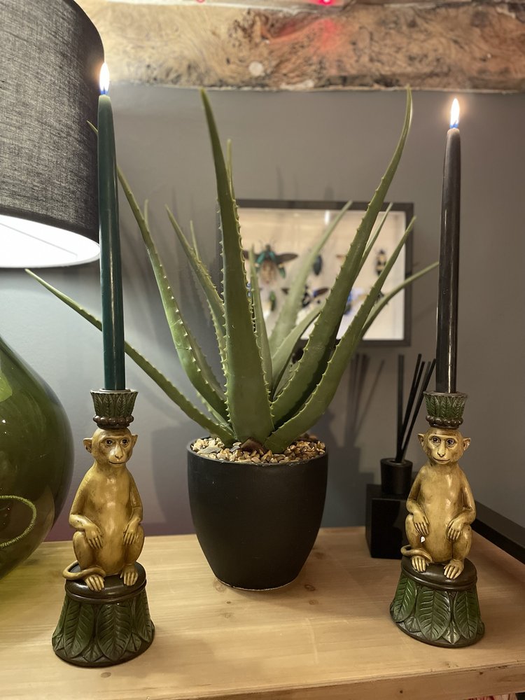 Monkey Candlestick Holder