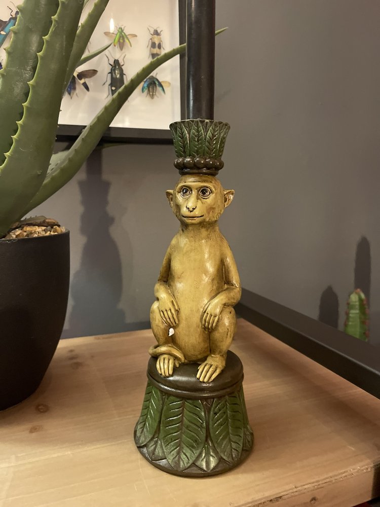 Monkey Candlestick Holder