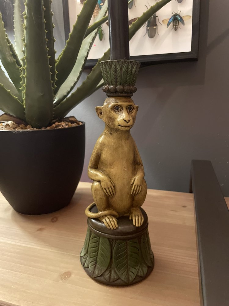 Monkey Candlestick Holder