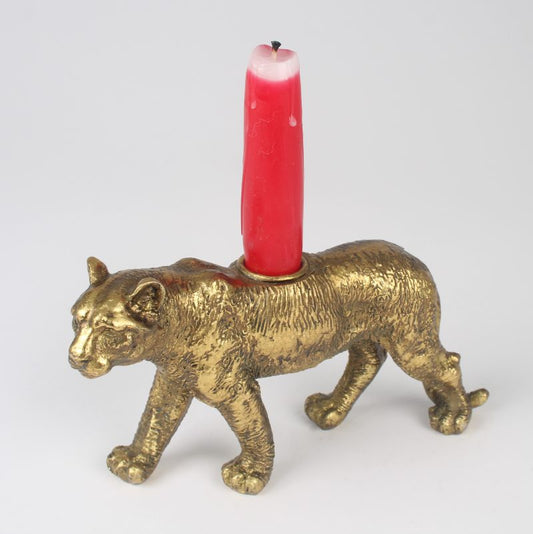 Candle Holder - Leopard