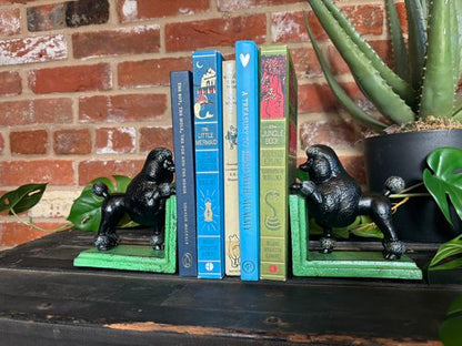 Bookends - Cast Iron Antiqued Poodles