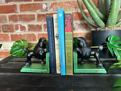 Bookends - Cast Iron Antiqued Poodles