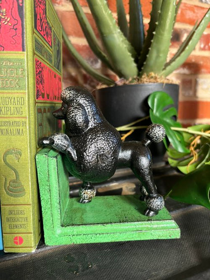 Bookends - Cast Iron Antiqued Poodles