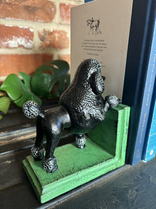 Bookends - Cast Iron Antiqued Poodles
