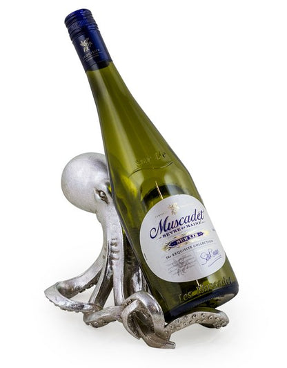 Octopus Bottle Holder - Silver Effect
