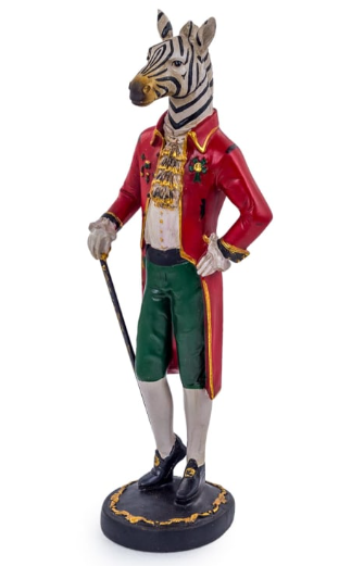 Animal Figure - Standing Gentry Zebra