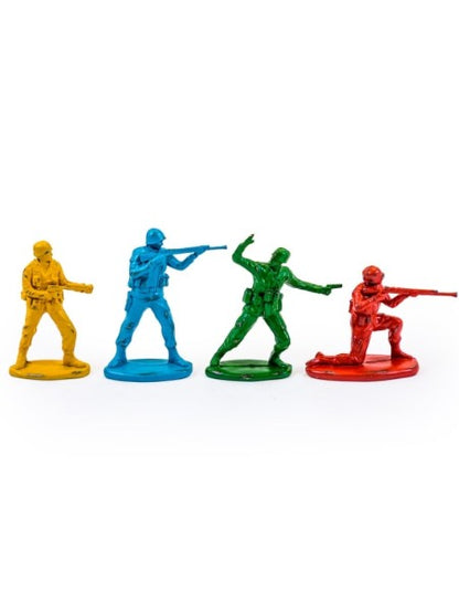 Set of 4 Classic Toy Soldier Coloured Figures