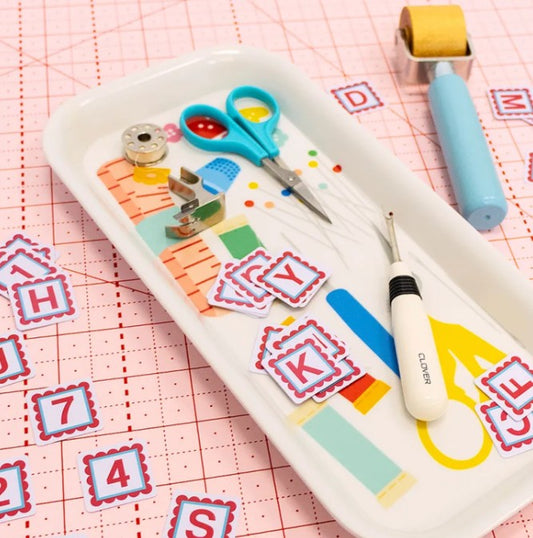 White Haberdashery Tray