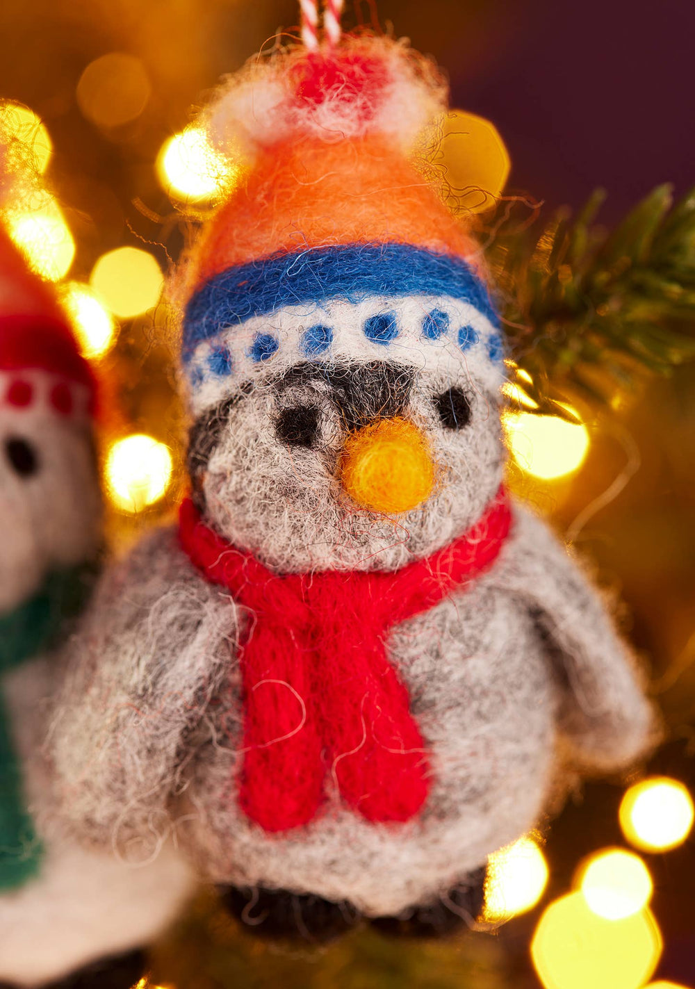 Felt Penguins In Beanie Hats