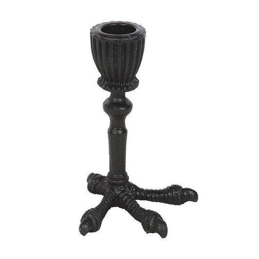 Raven Claw Gothic Taper Candle Holder