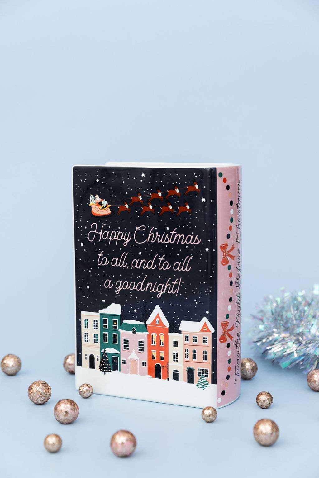 Book Vase - Twas the Night Before Christmas