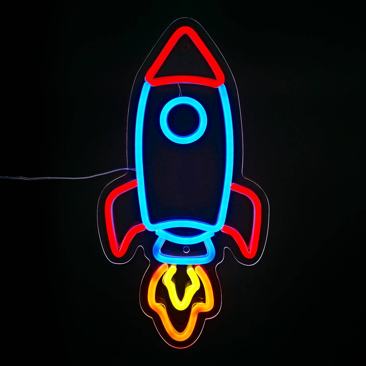 Rocket LED Neon Wall Sign