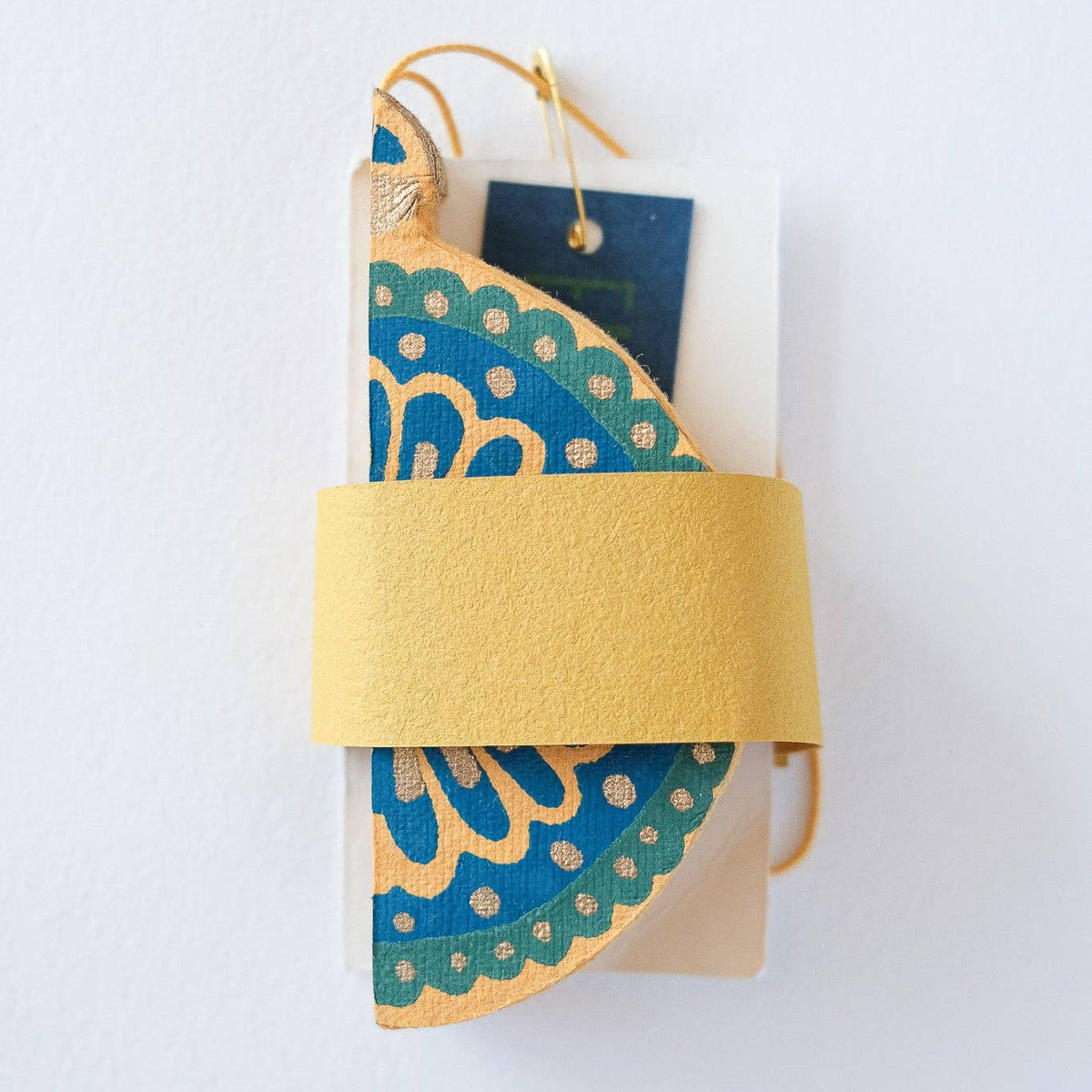 Yellow Christmas Honeycomb Bauble