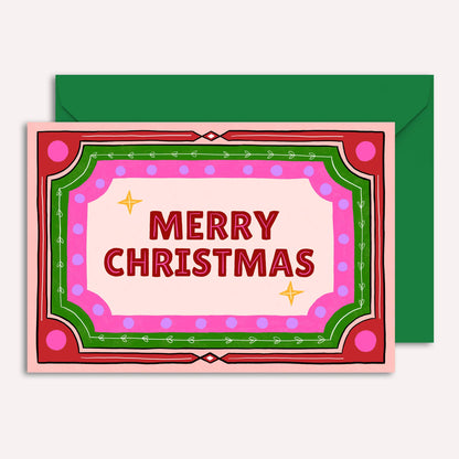 Vintage Style Christmas Cards - Mixed Pack of 5