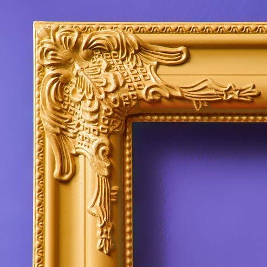 Orange Yellow Baroque Picture Frame – 42 x 42cm
