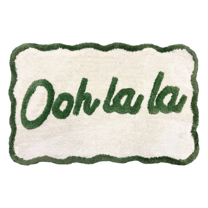 Bath Mat - Ooh La La Green Scallop