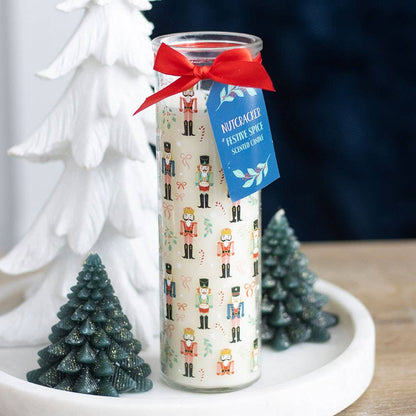 Nutcracker Festive Spice Christmas Tube Candle