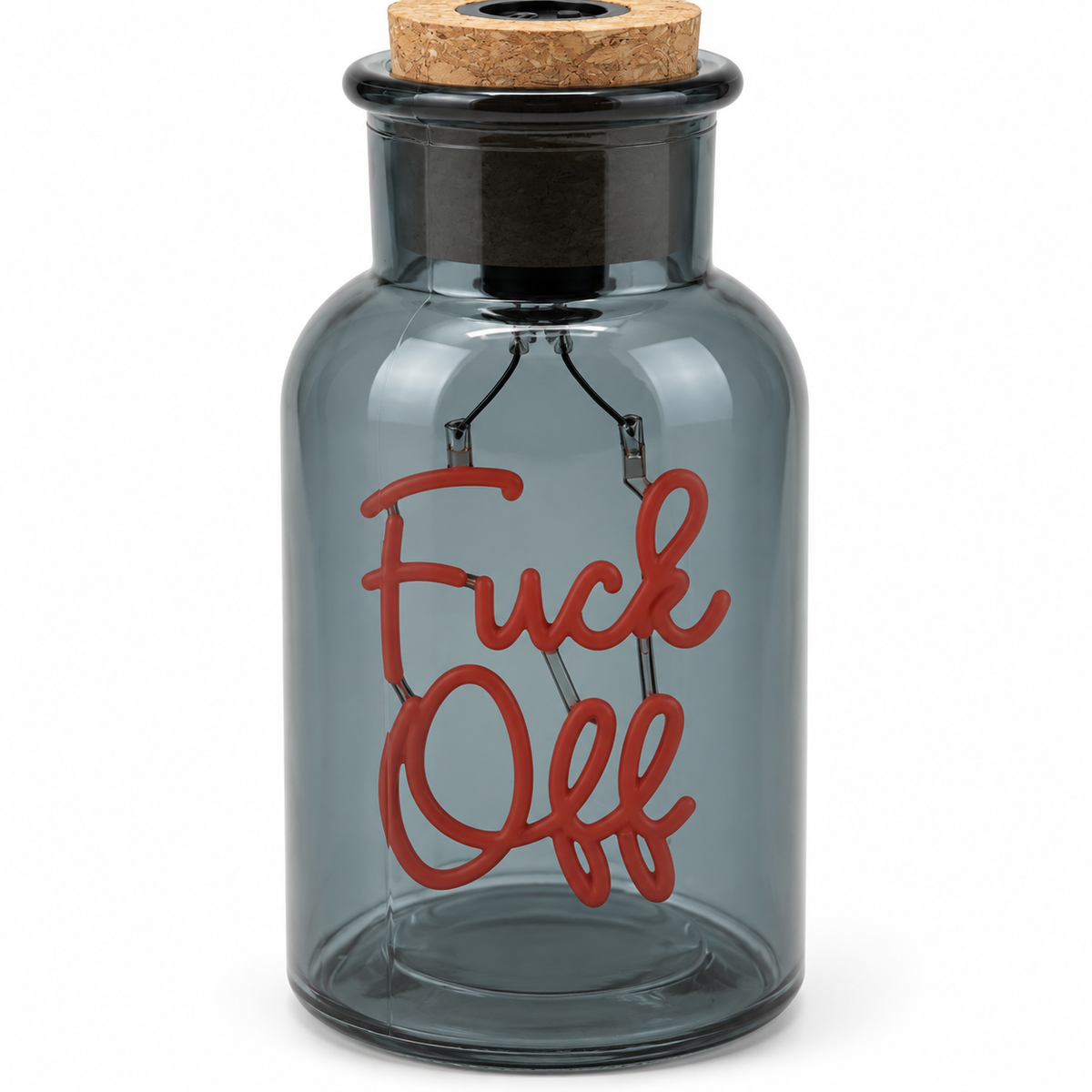 LED Message In A Bottle - Fuck Off