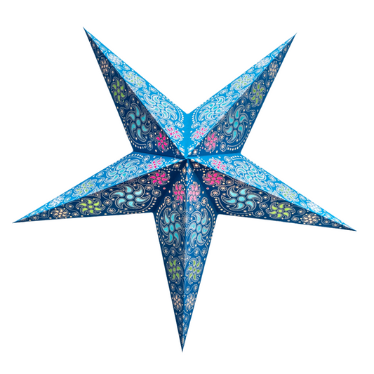 Paper Star Light - Firework Sea Blue