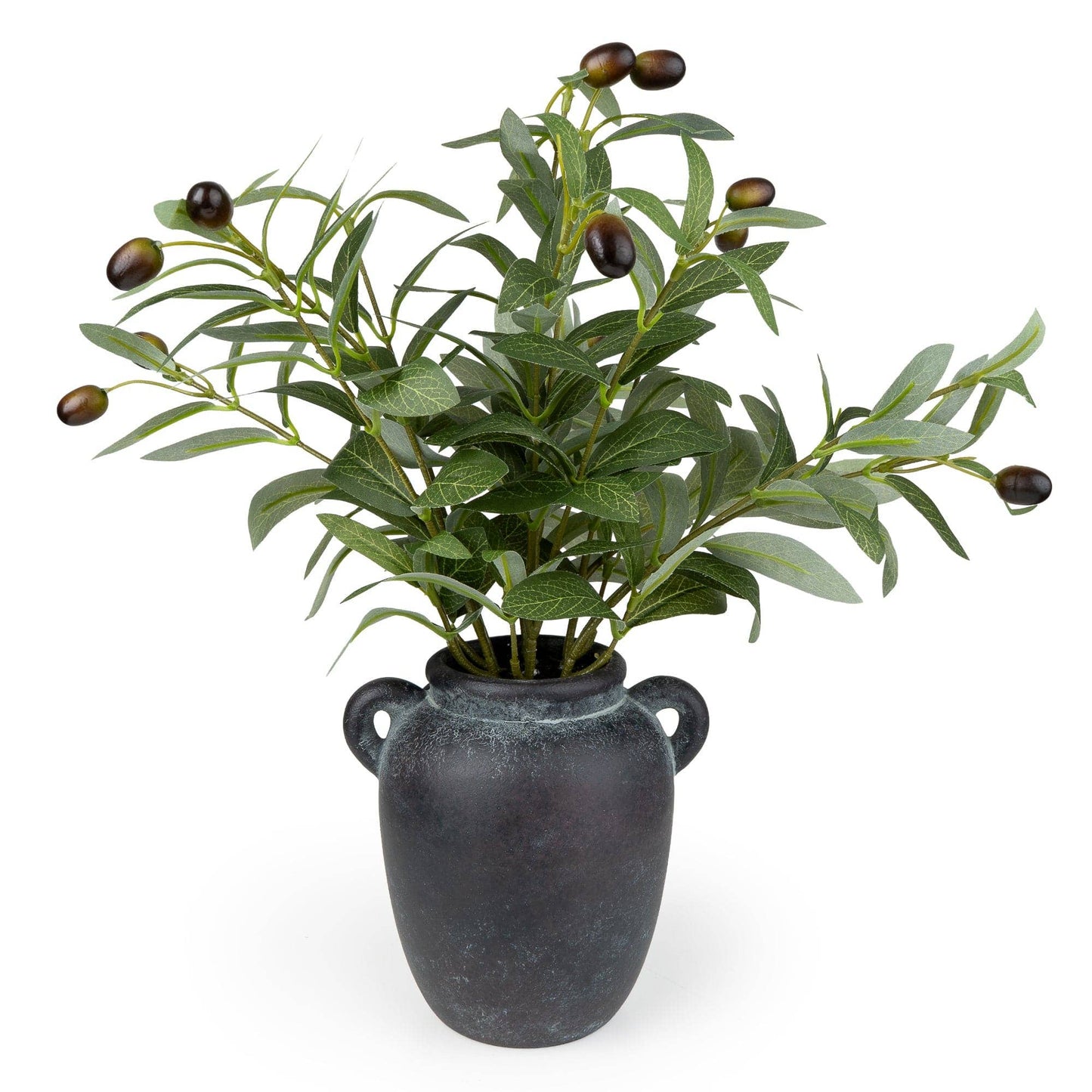 Small Faux Olive Tree In Vase