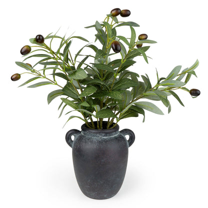 Small Faux Olive Tree In Vase