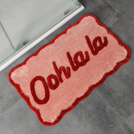 Bath Mat - Ooh La La Pink Scallop