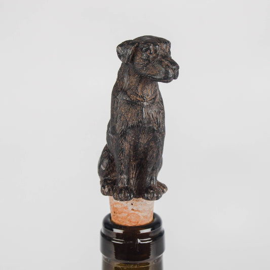 Bottle Stopper - Black Dog
