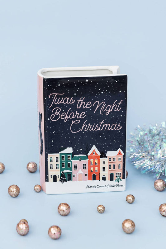 Book Vase - Twas the Night Before Christmas