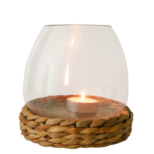 Water Hyacinth Vase/Candle Holder