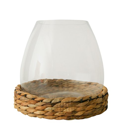 Water Hyacinth Vase/Candle Holder