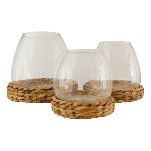 Water Hyacinth Vase/Candle Holder